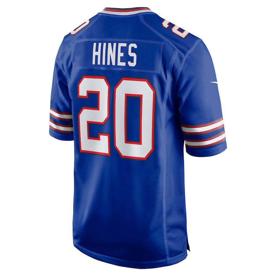 Nyheim Hines 20 Buffalo Bills Game Player Jersey - Royal