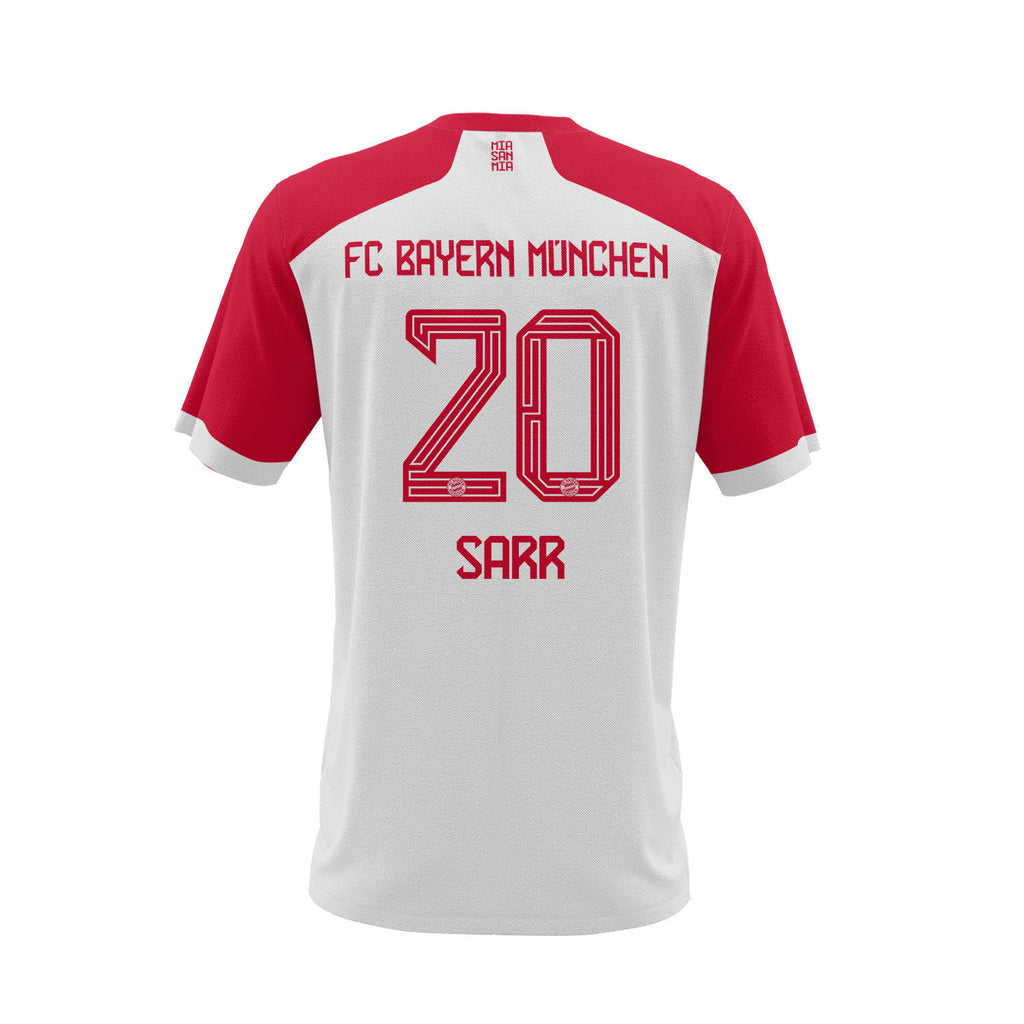 Bouna Sarr 20 Bayern Munich 2023/24 Home Men AOP T-shirt - White