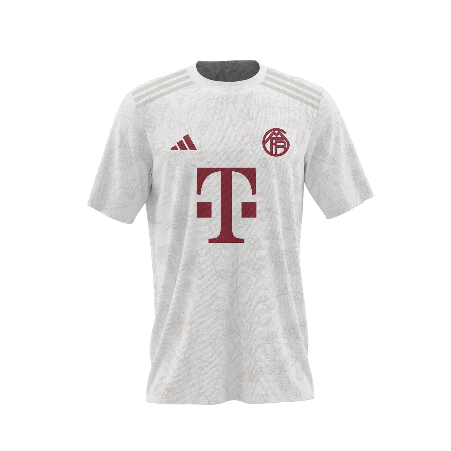 Konrad Laimer 27 Bayern Munich 2023/24 Third Men AOP T-shirt - White