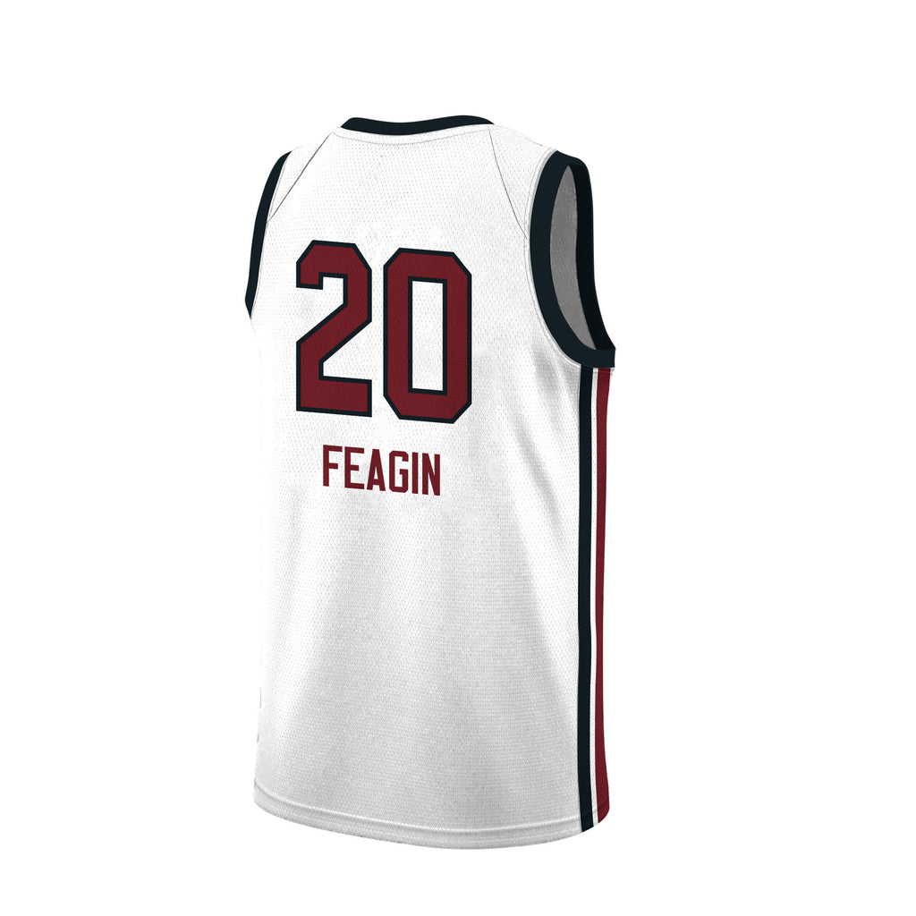 Sania Feagin 20 South Carolina 2024 Women's Basketball Jersey - White, Unisex Jersey