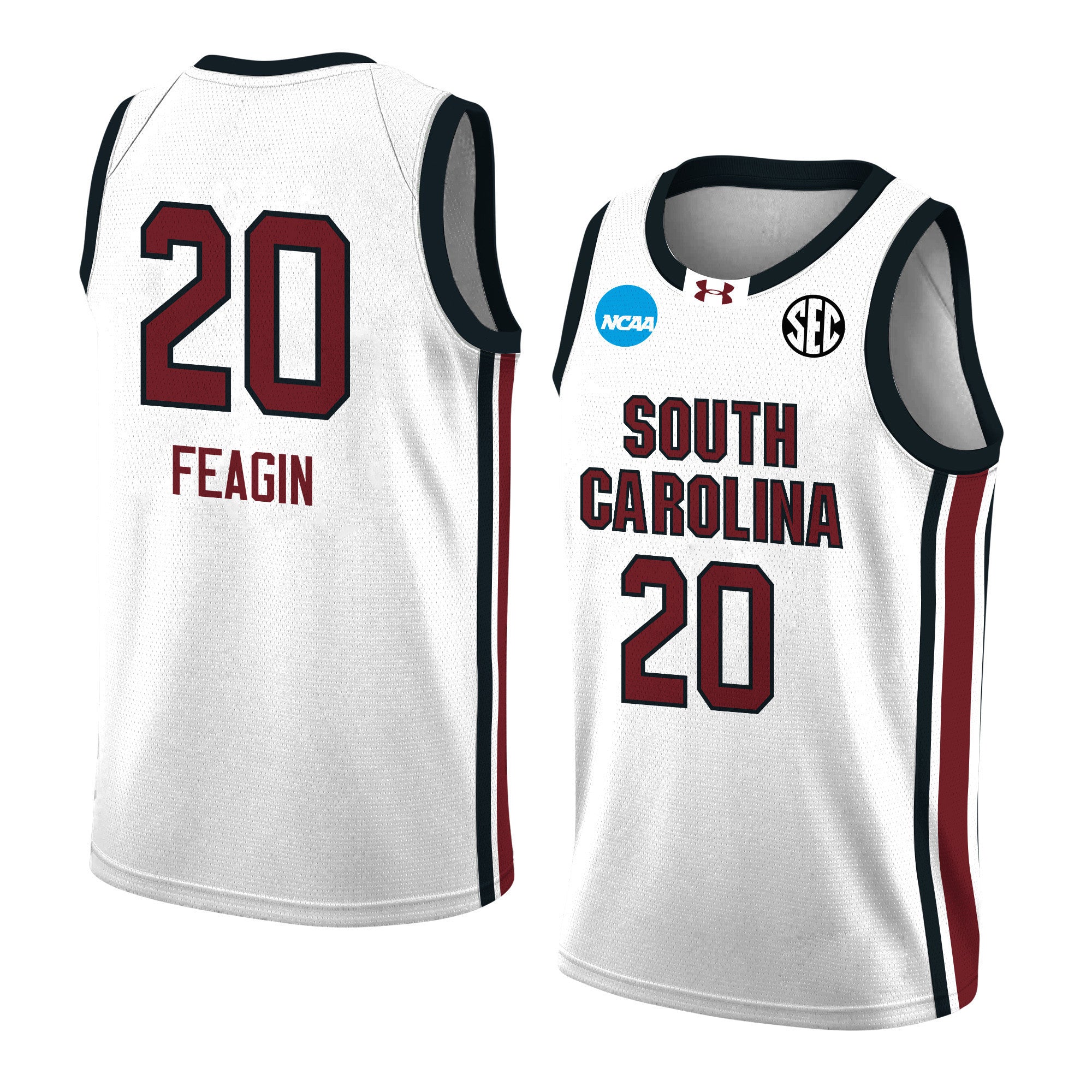 Sania Feagin 20 South Carolina 2024 Women's Basketball Jersey - White, Unisex Jersey
