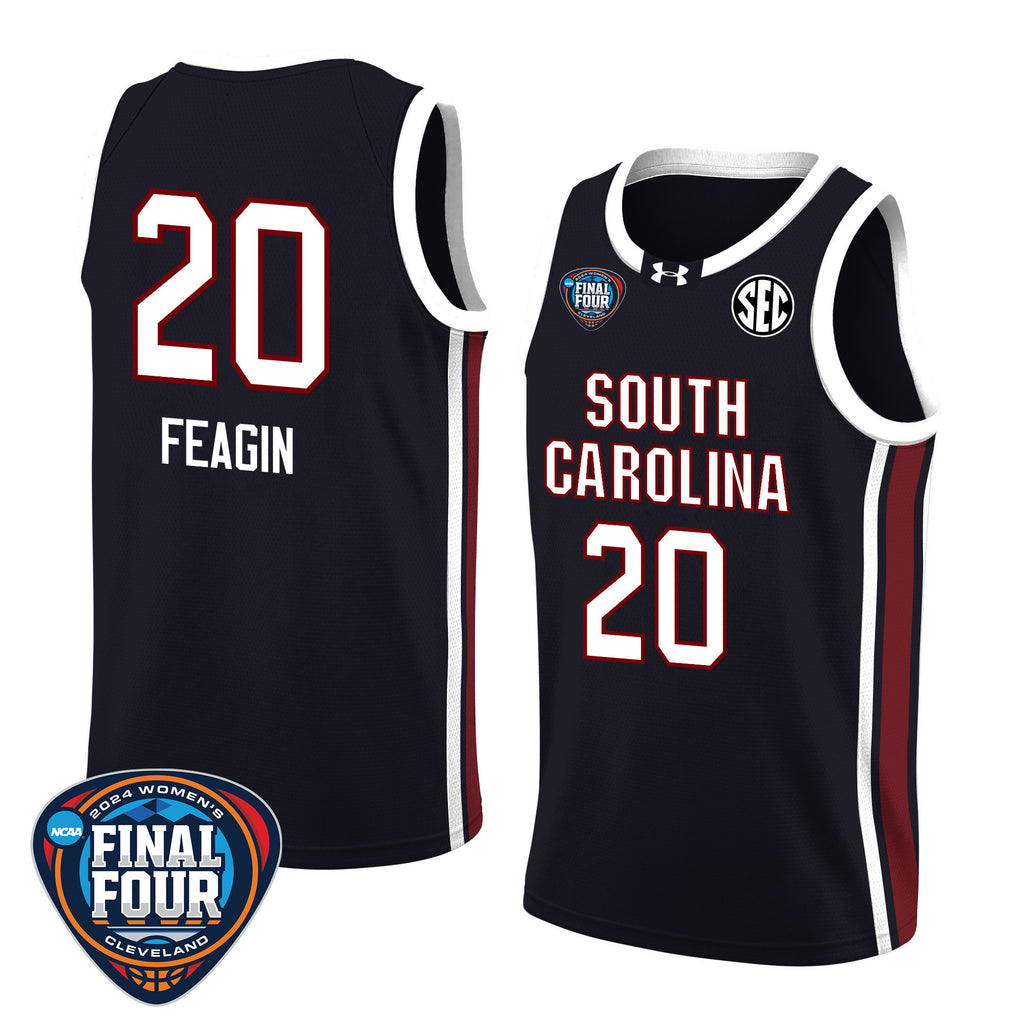 Sania Feagin 20 South Carolina 2024 Final Four Patch Women's Basketball Jersey - Unisex Jersey