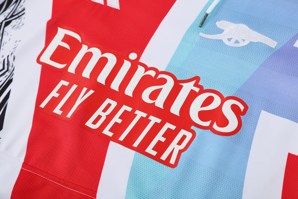 Arsenal 2025/26 Training Set – Colorblock Street-Style Vibe Edition