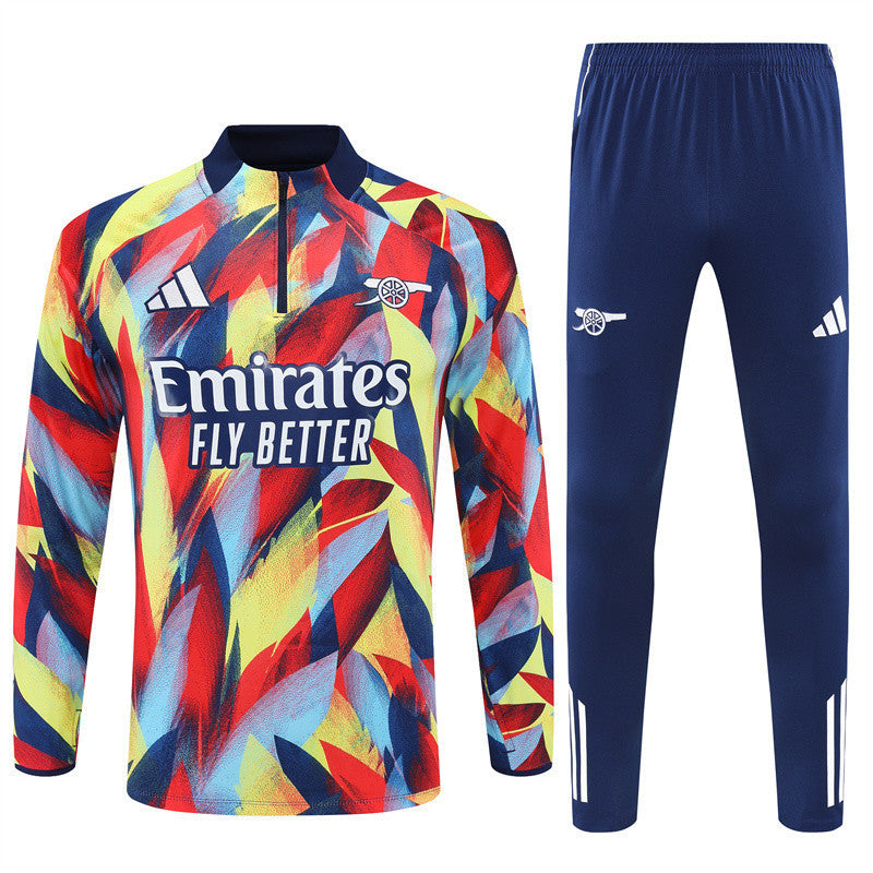 Arsenal 2025/26 Soccer Training Set – Bold Flame Pattern for Gunners