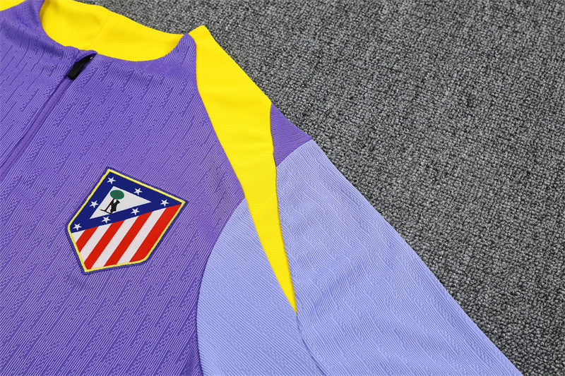 Atlético Madrid 2025/26 Soccer Training Set – Purple Power with Yellow Energy
