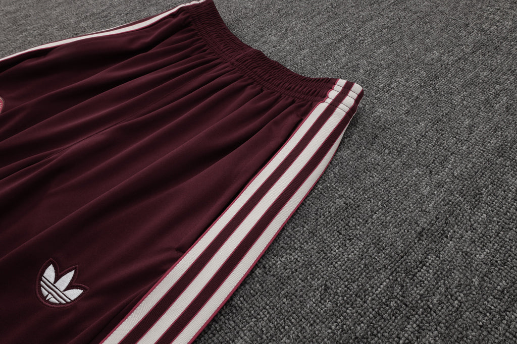 Bayern Munich 2025/26 Soccer Training Set – Heritage Maroon, Classic Adidas Spirit