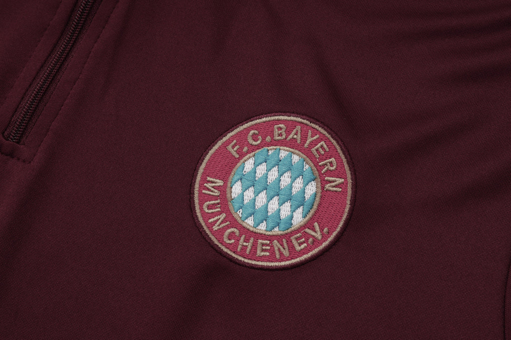 Bayern Munich 2025/26 Soccer Training Set – Heritage Maroon, Classic Adidas Spirit