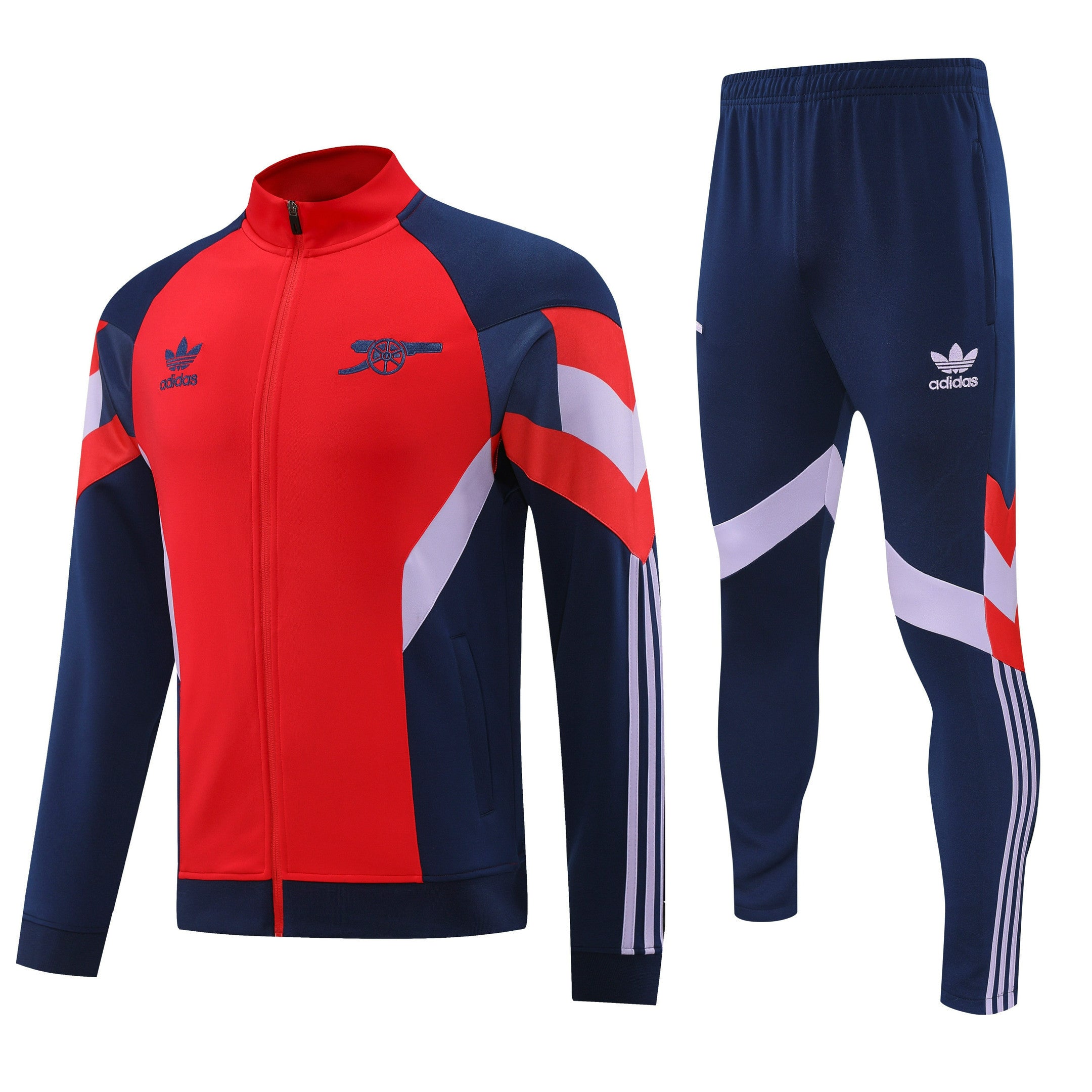 Arsenal 2025/26 Soccer Training Set – Chevron Energy in Red and Navy