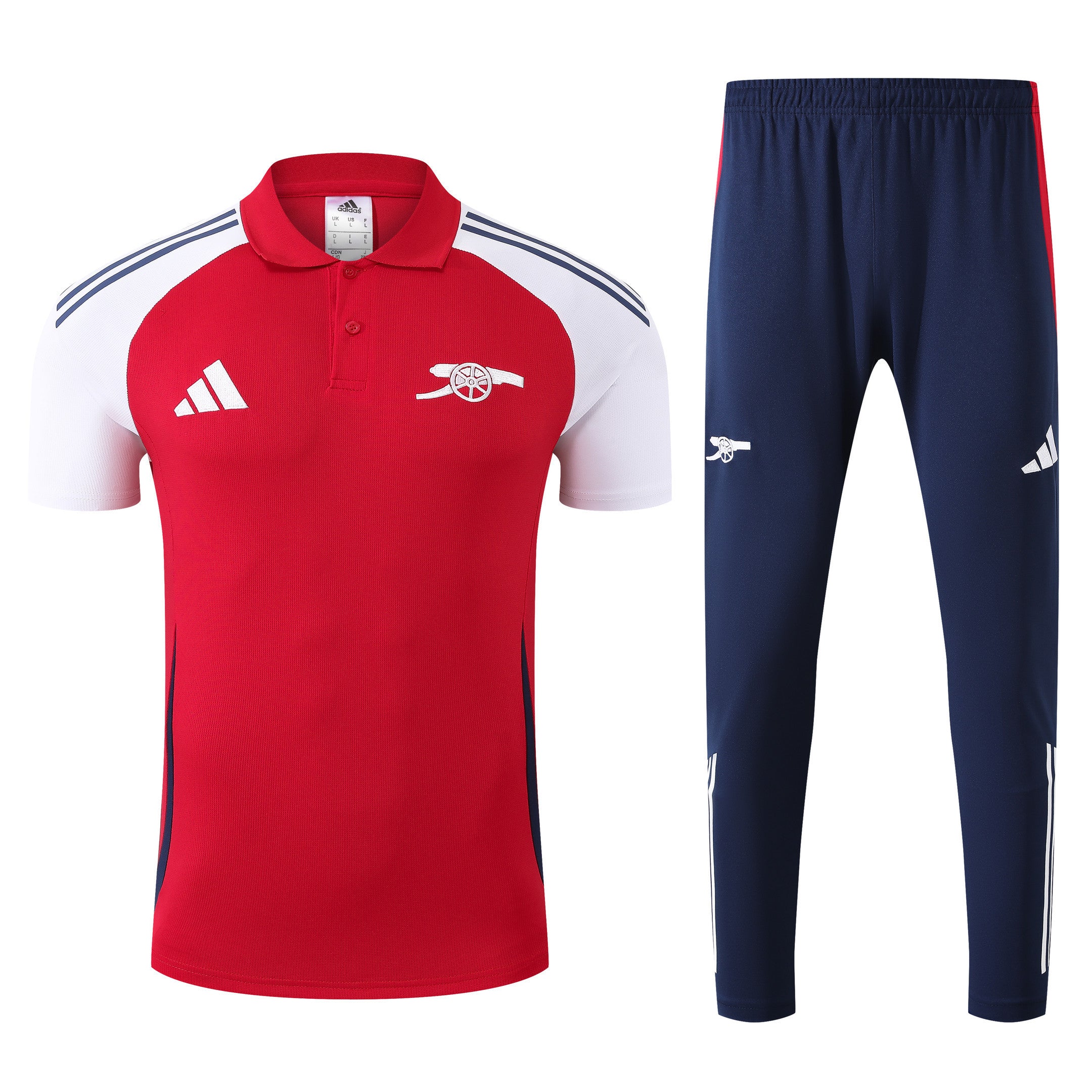 Arsenal 2025/26 Soccer Training Set – North London Pride in Red and Navy
