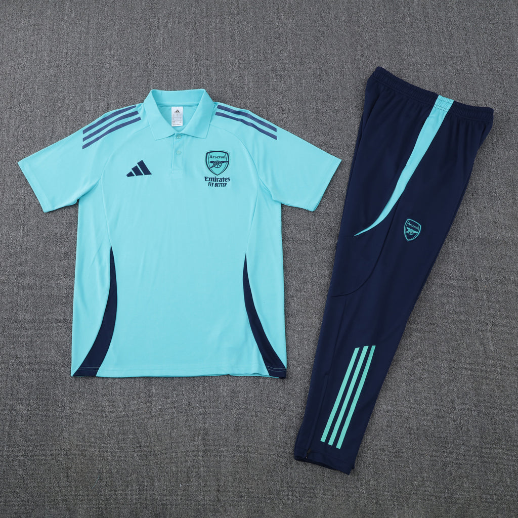 Arsenal 2025/26 Soccer Training Set – Aqua Precision with Navy Strength