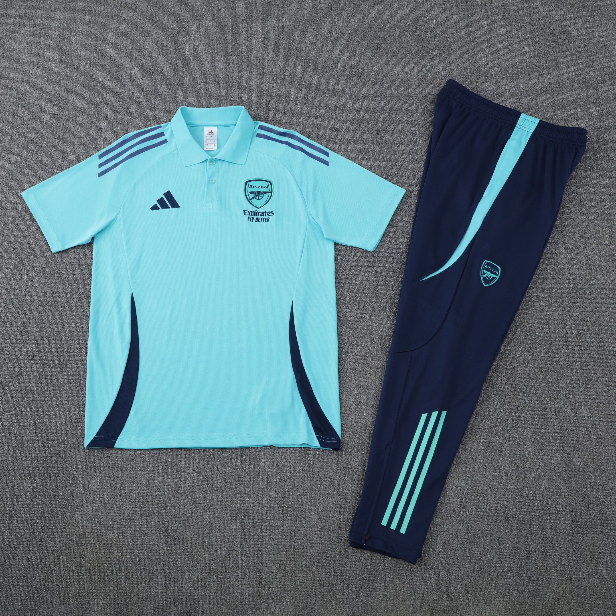 Arsenal 2025/26 Soccer Training Set – Aqua Precision with Navy Strength