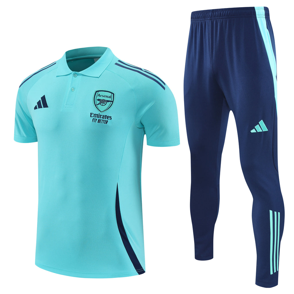 Arsenal 2025/26 Soccer Training Set – Aqua Precision with Navy Strength