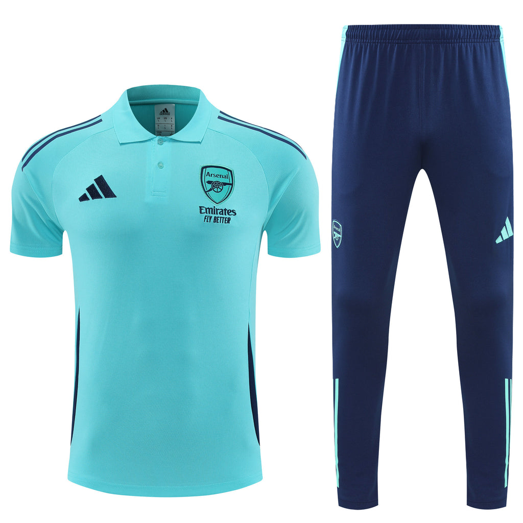 Arsenal 2025/26 Soccer Training Set – Aqua Precision with Navy Strength