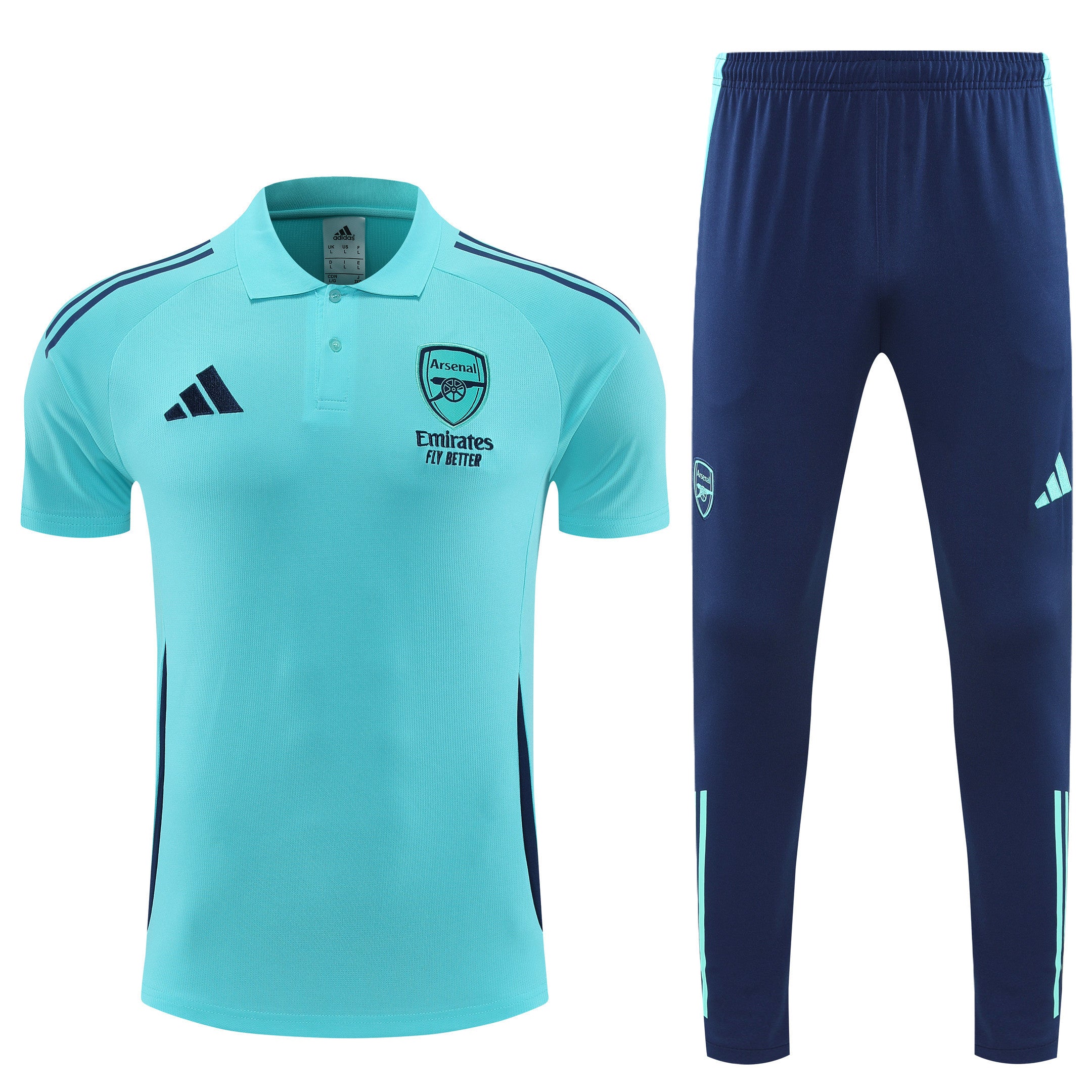 Arsenal 2025/26 Soccer Training Set – Aqua Precision with Navy Strength