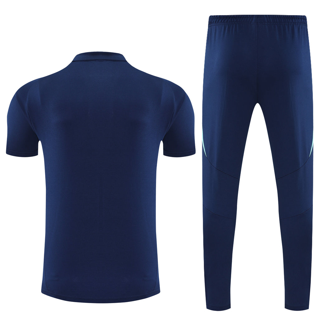 Arsenal 2025/26 Soccer Training Set – Midnight Precision in Aqua Stride