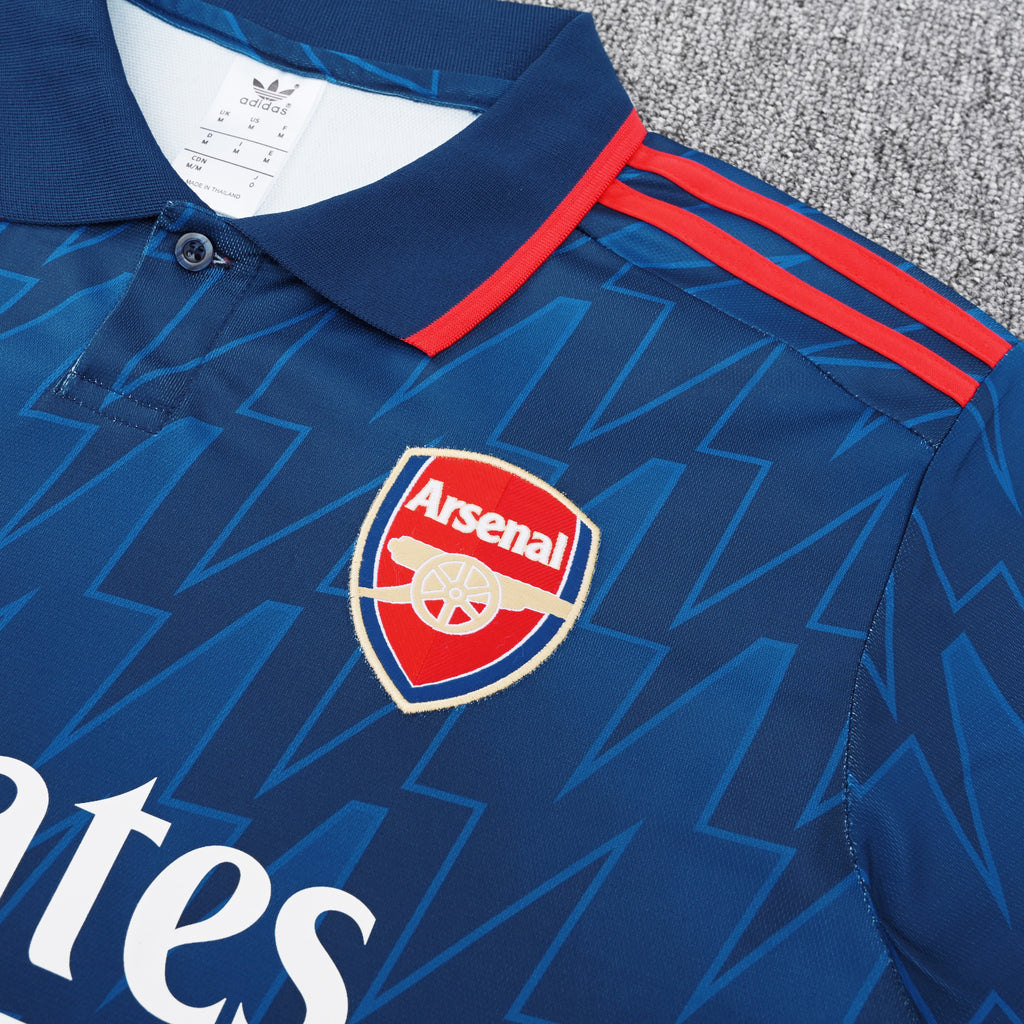 Arsenal 2025/26 Special Edition Polo Shirt – Navy/Red