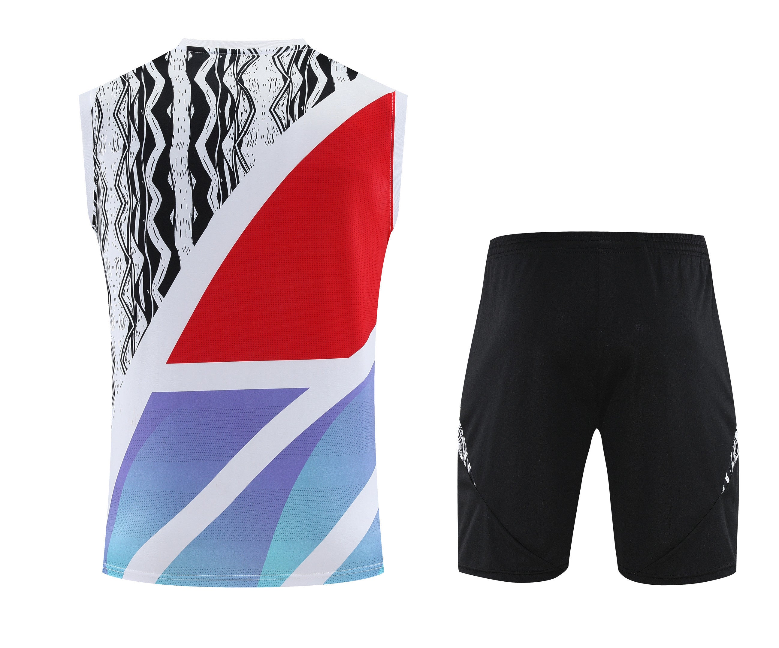 Arsenal 2025/26 Training Set Tank Top – Slim Fit, Red/Light Blue/Black