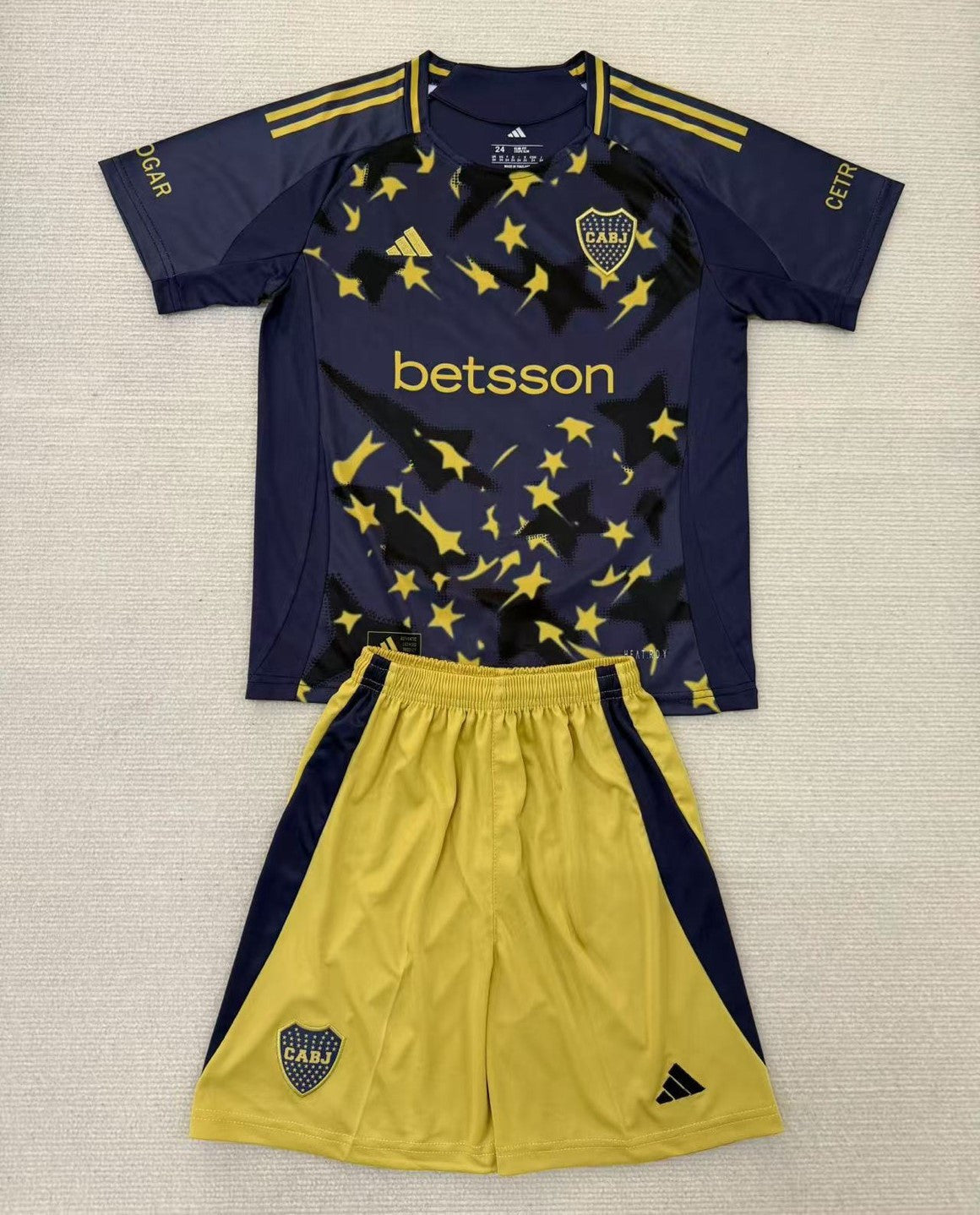 Boca Juniors 2025-2026 Home Jersey Set - Iconic Blue & Gold, Legendary Stripes
