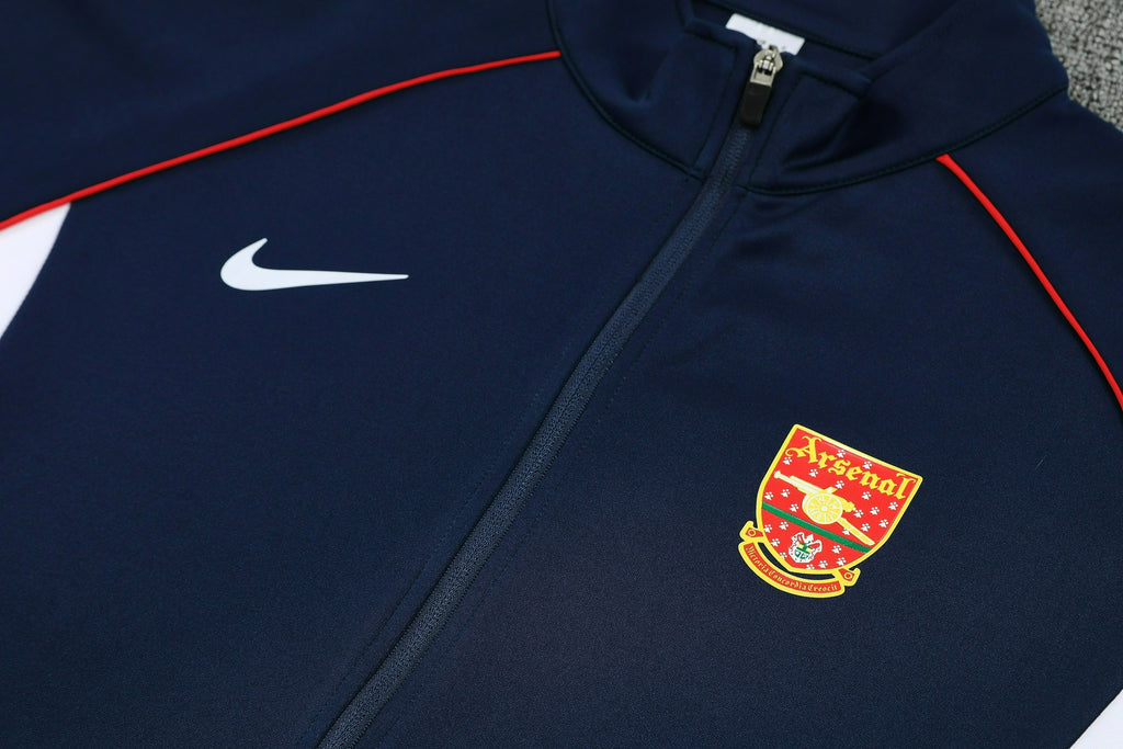 Arsenal 2025/26 Soccer Training Set – Gunners Grit in Navy
