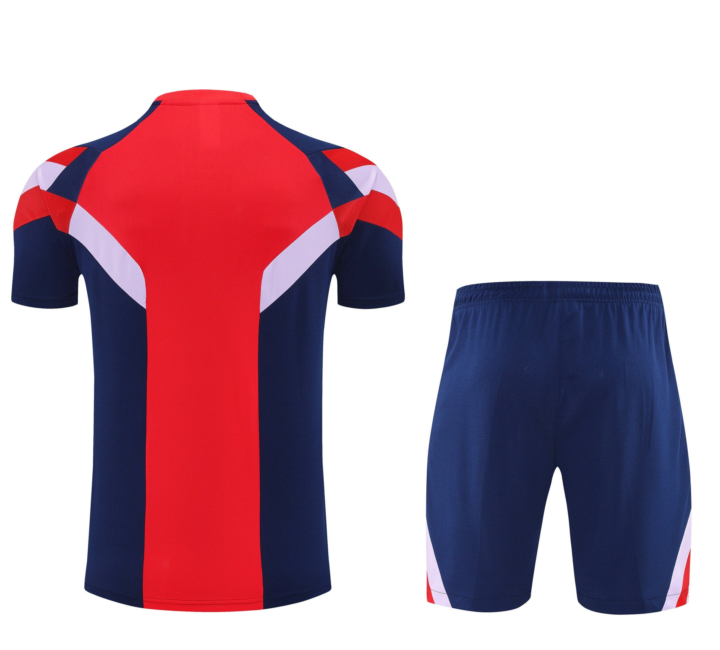 Arsenal FC 2025/26 Training Set – Retro Red & Navy Design