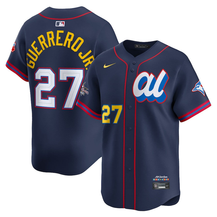 Vladimir Guerrero Jr. 27 American League 2025 All-Star Edition Limited Men Jersey - Navy
