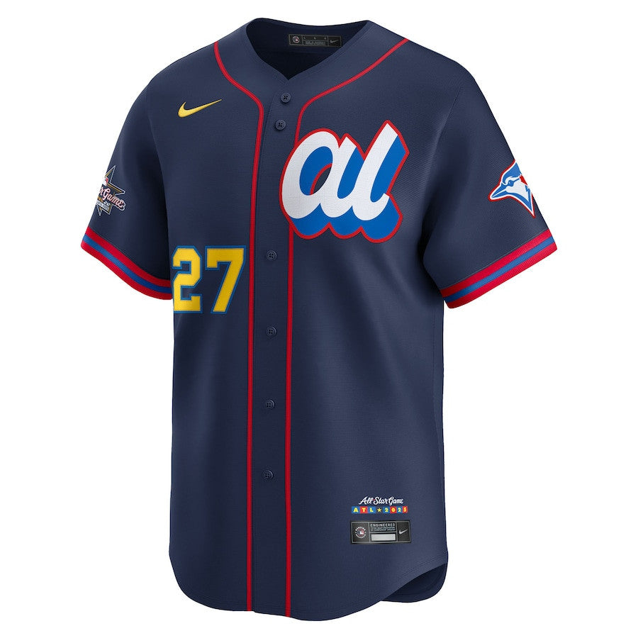 Vladimir Guerrero Jr. 27 American League 2025 All-Star Edition Limited Men Jersey - Navy