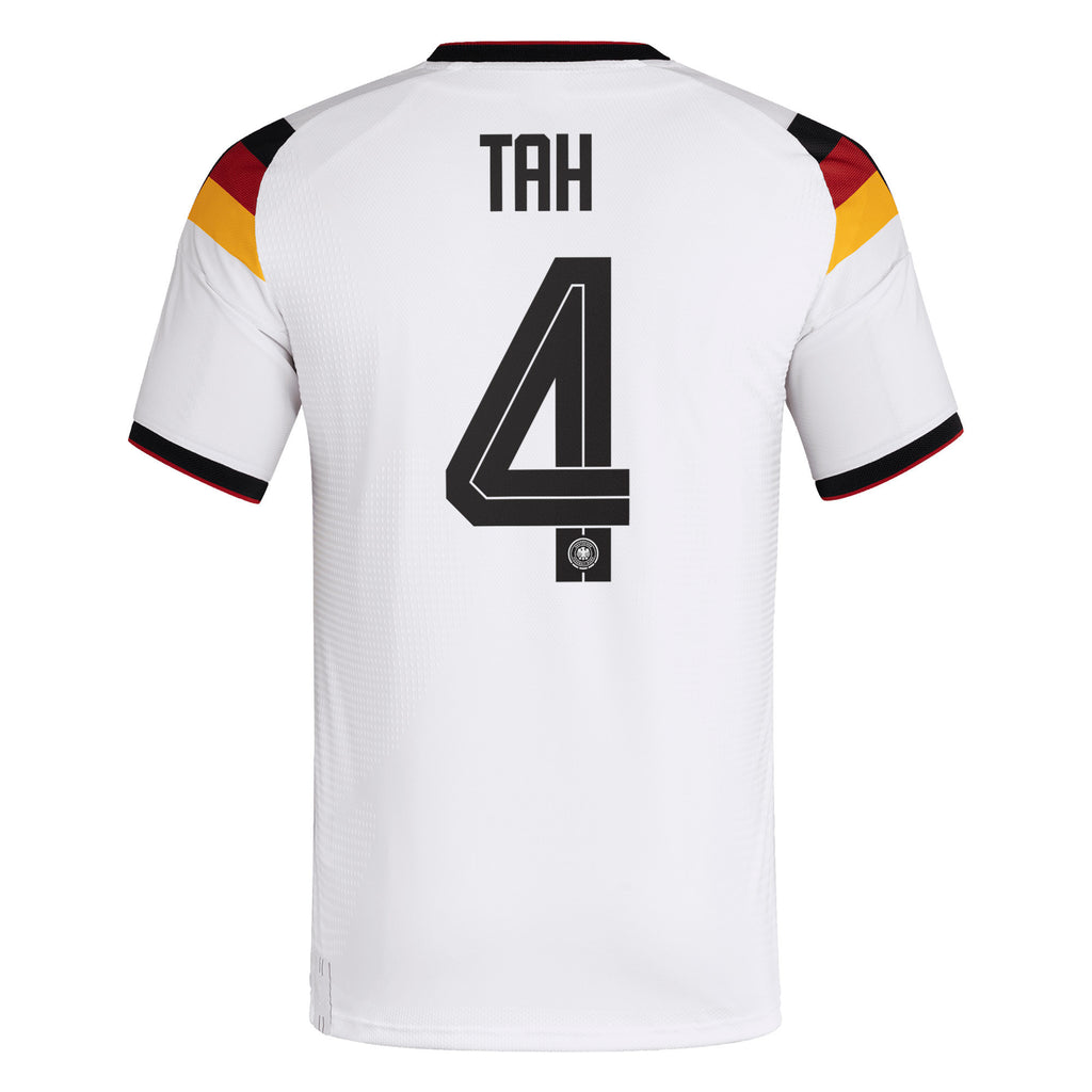 Jonathan Tah 4 Germany National Team 2026 Home Jersey - Men, White