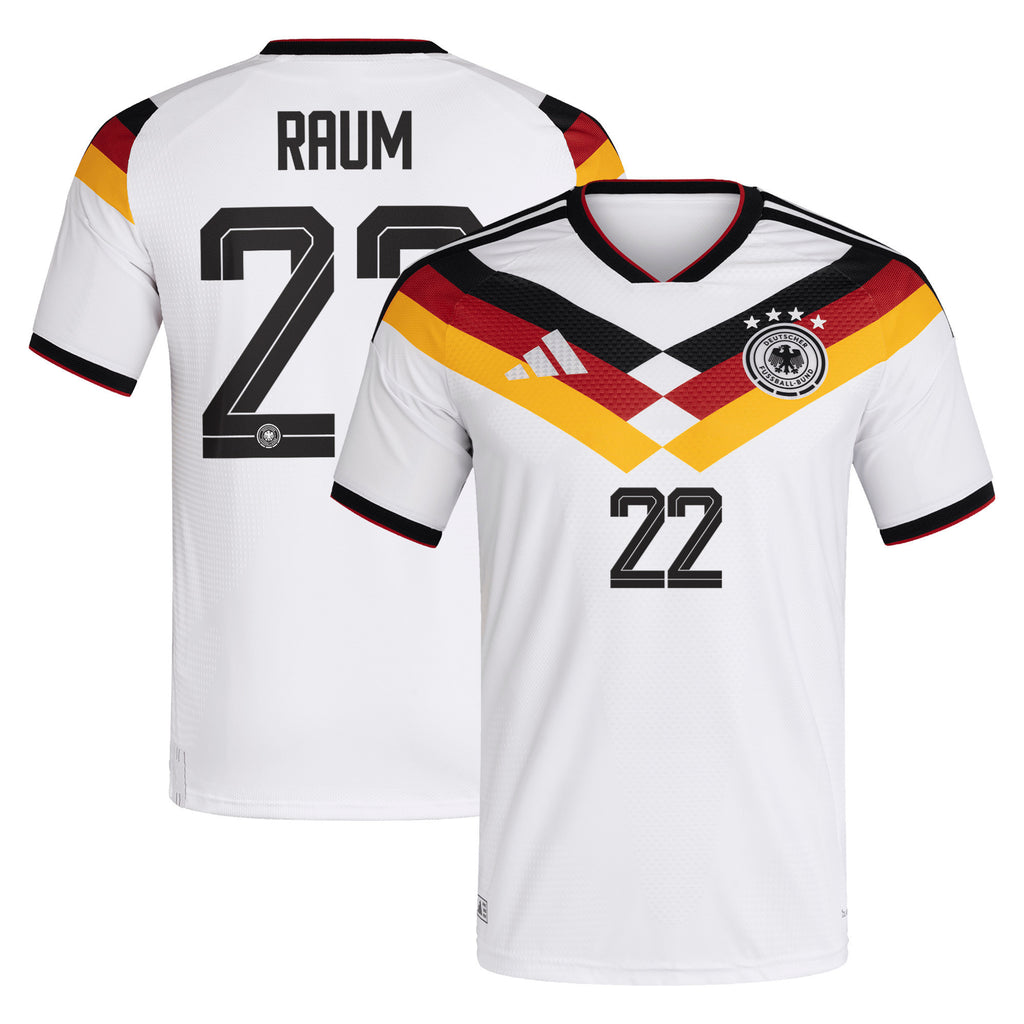 David Raum 22 Germany National Team 2026 Home Jersey - Men, White