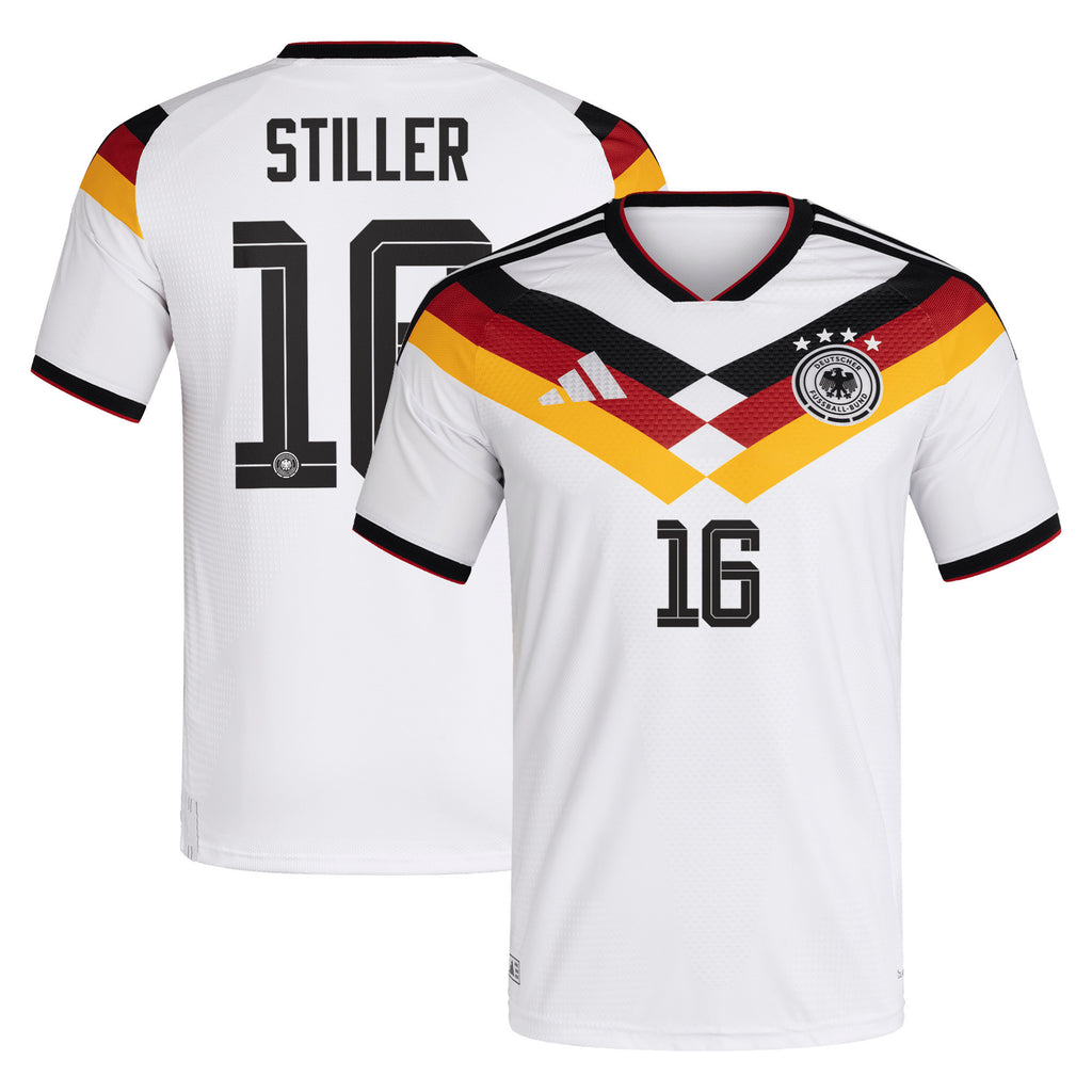 Angelo Stiller 16 Germany National Team 2026 Home Jersey - Men, White