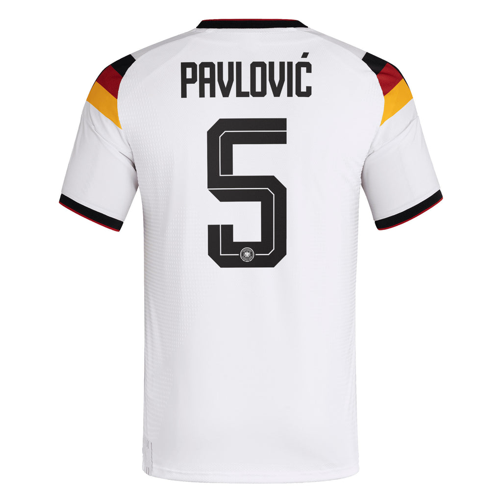 Aleksandar Pavlovic 5 Germany National Team 2026 Home Jersey - Men, White