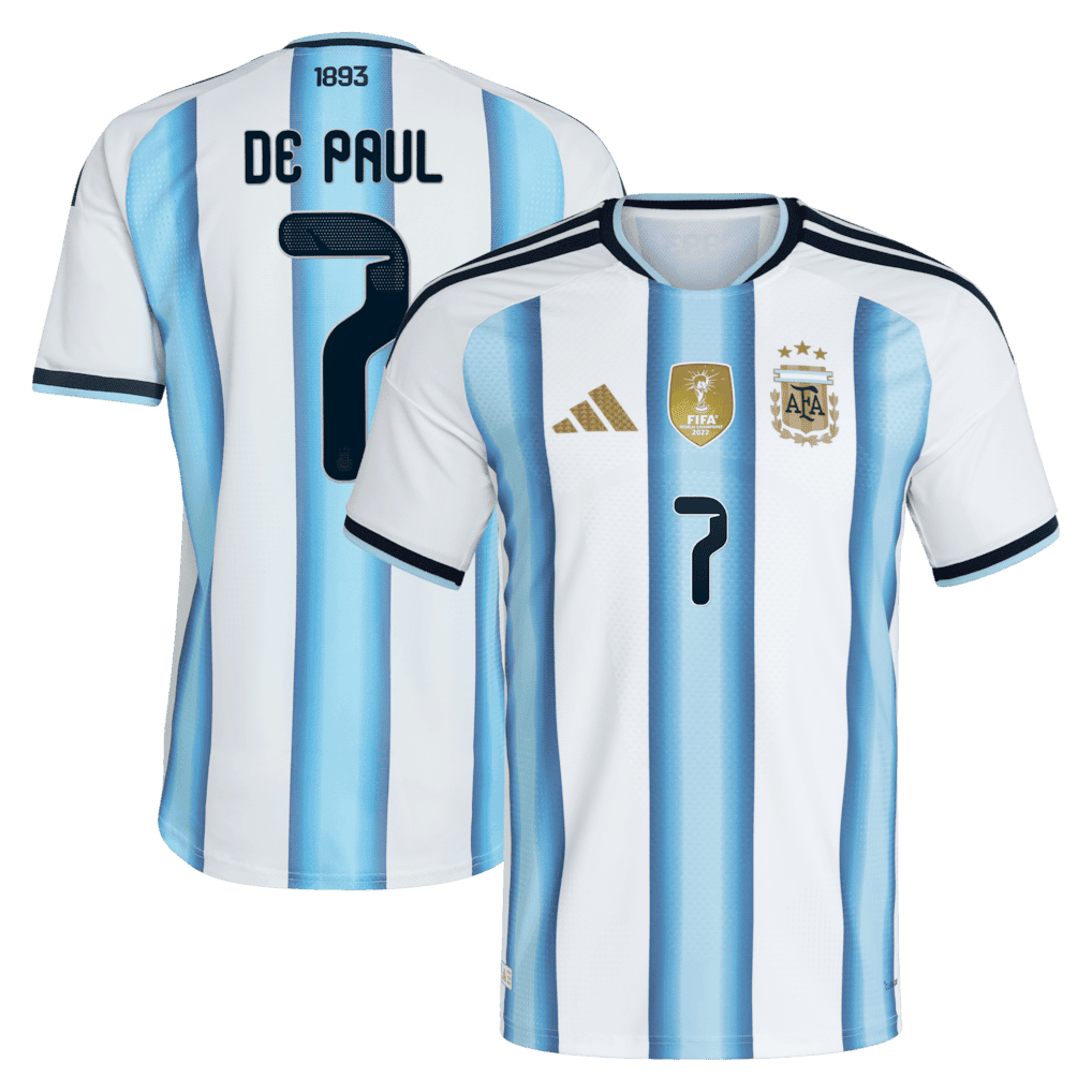 De Paul 7 Argentina 2026 Home Jersey - Men's