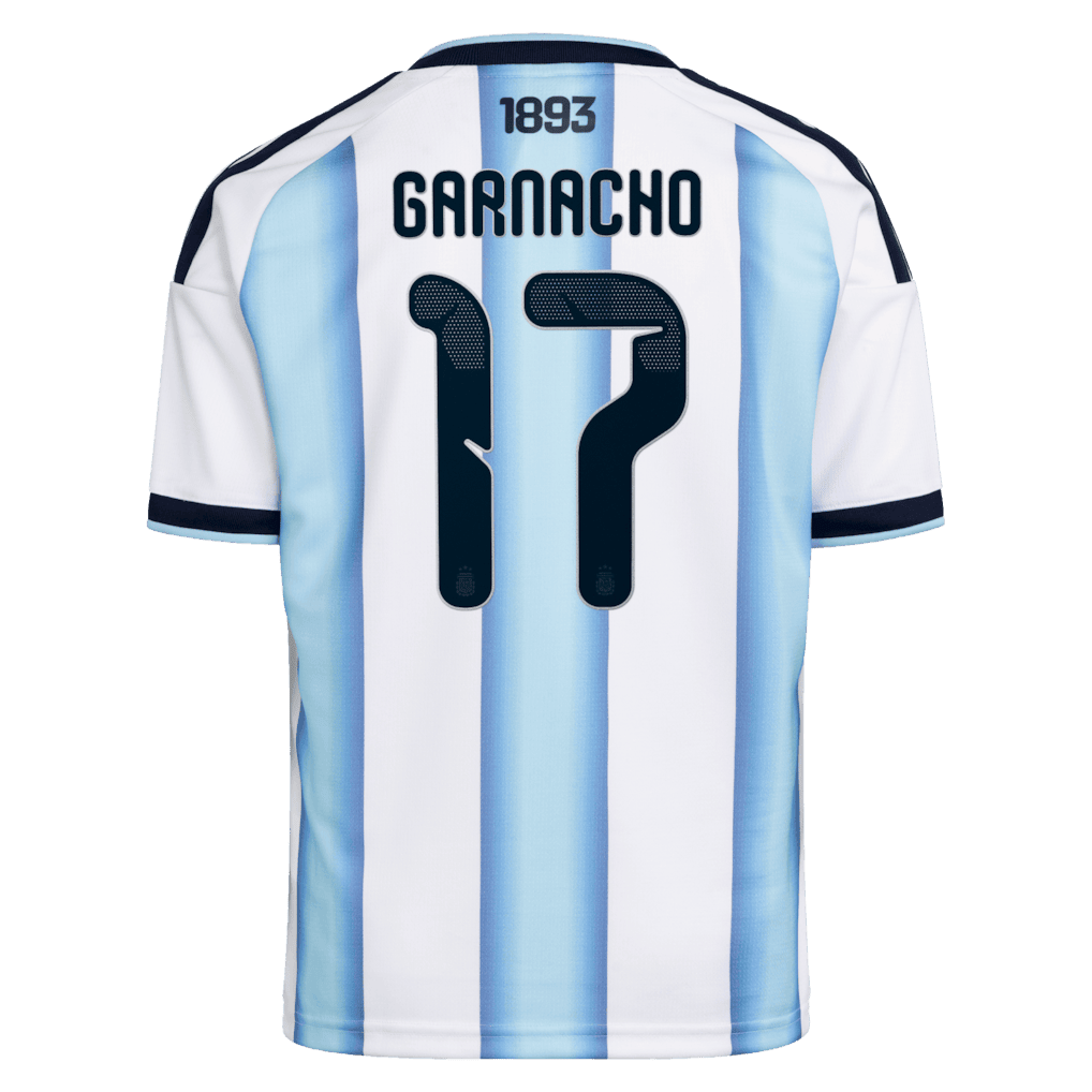 Garnacho 17 Argentina 2026 KIDS Home Jersey