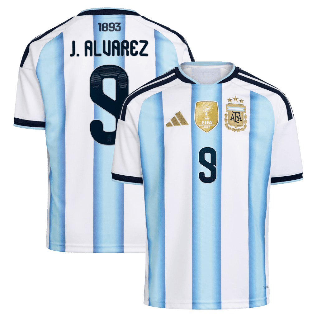 Julián Alvarez 9 Argentina 2026 KIDS Home Jersey