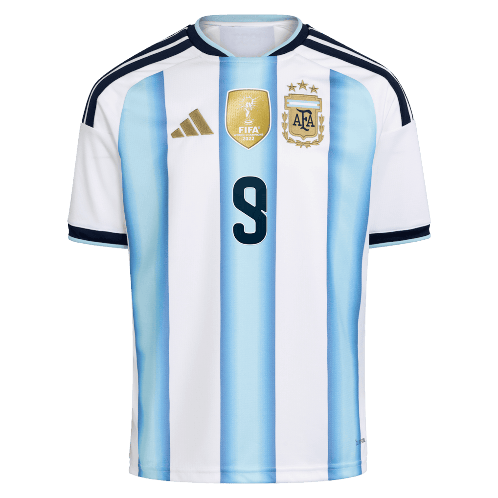 Julián Alvarez 9 Argentina 2026 KIDS Home Jersey