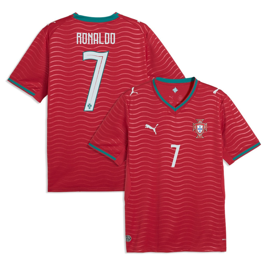 Cristiano Ronaldo 7 Portugal National Team 2026 Home Men Jersey - Red