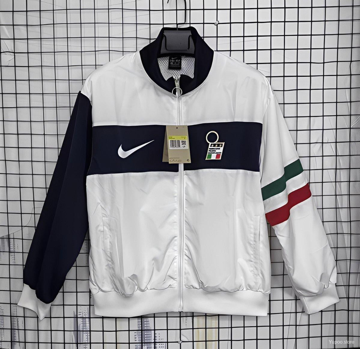 Italy 2025/26 Windbreaker Jacket - White/Vavy