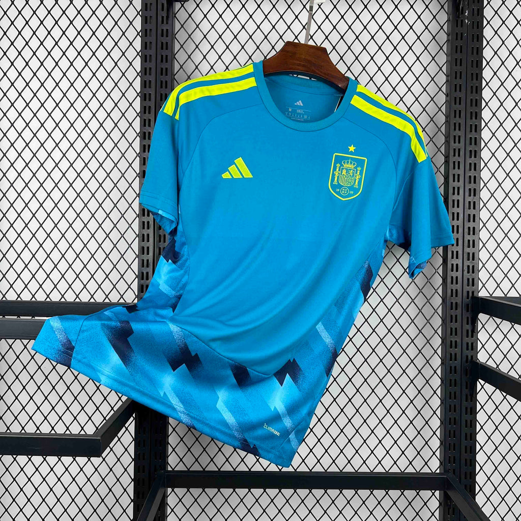 Spain National Team World Cup 2026 Goalkeeper Jersey - Men Blue