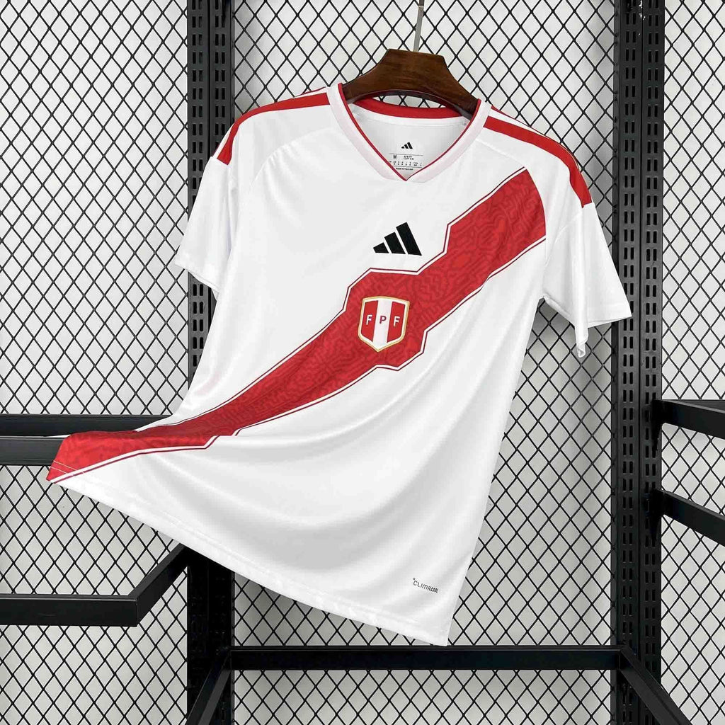 Peru National Team World Cup 2026 Home Jersey - Men White
