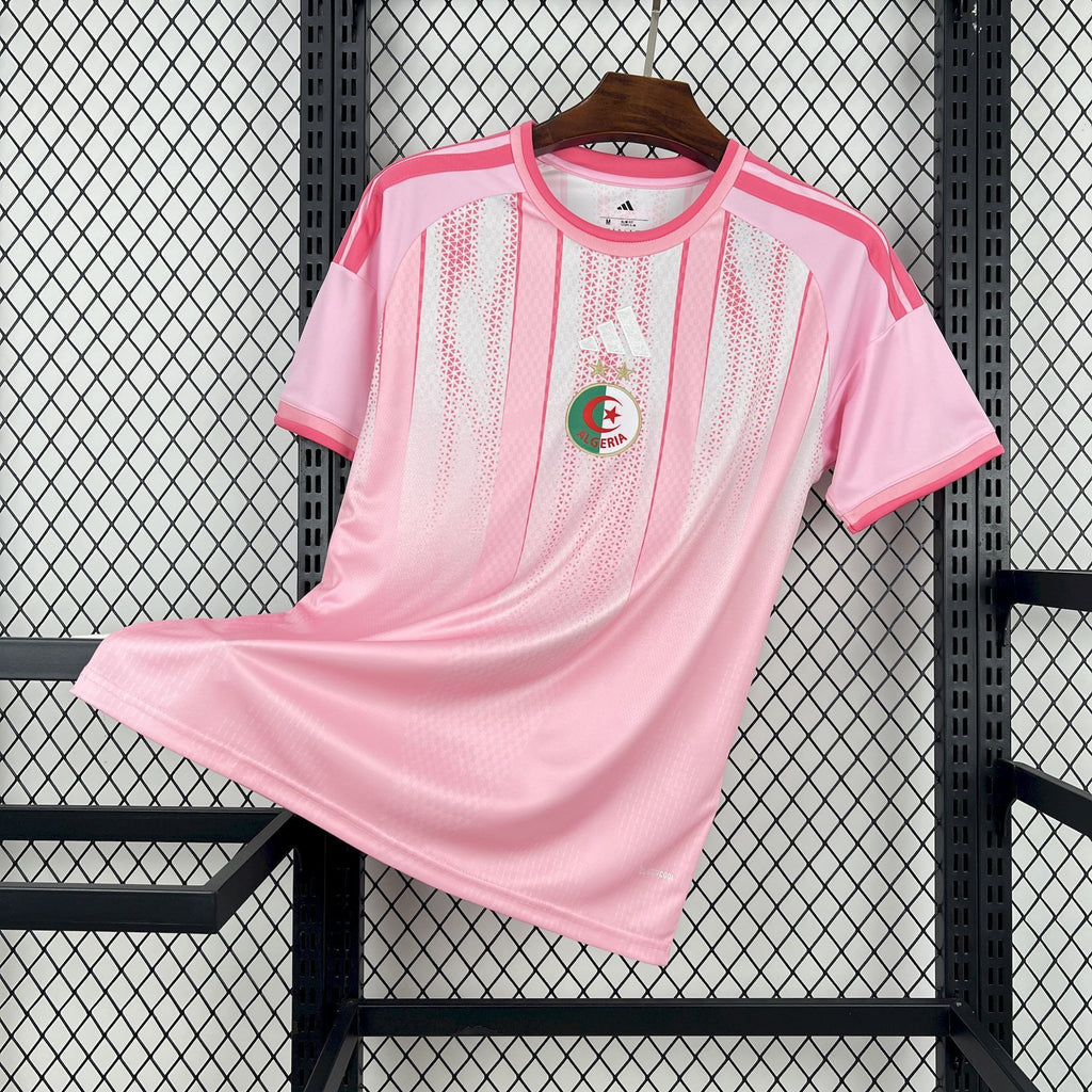 Algeria National Team World Cup 2026 Pre-Match Men Soccer Jersey - Pink