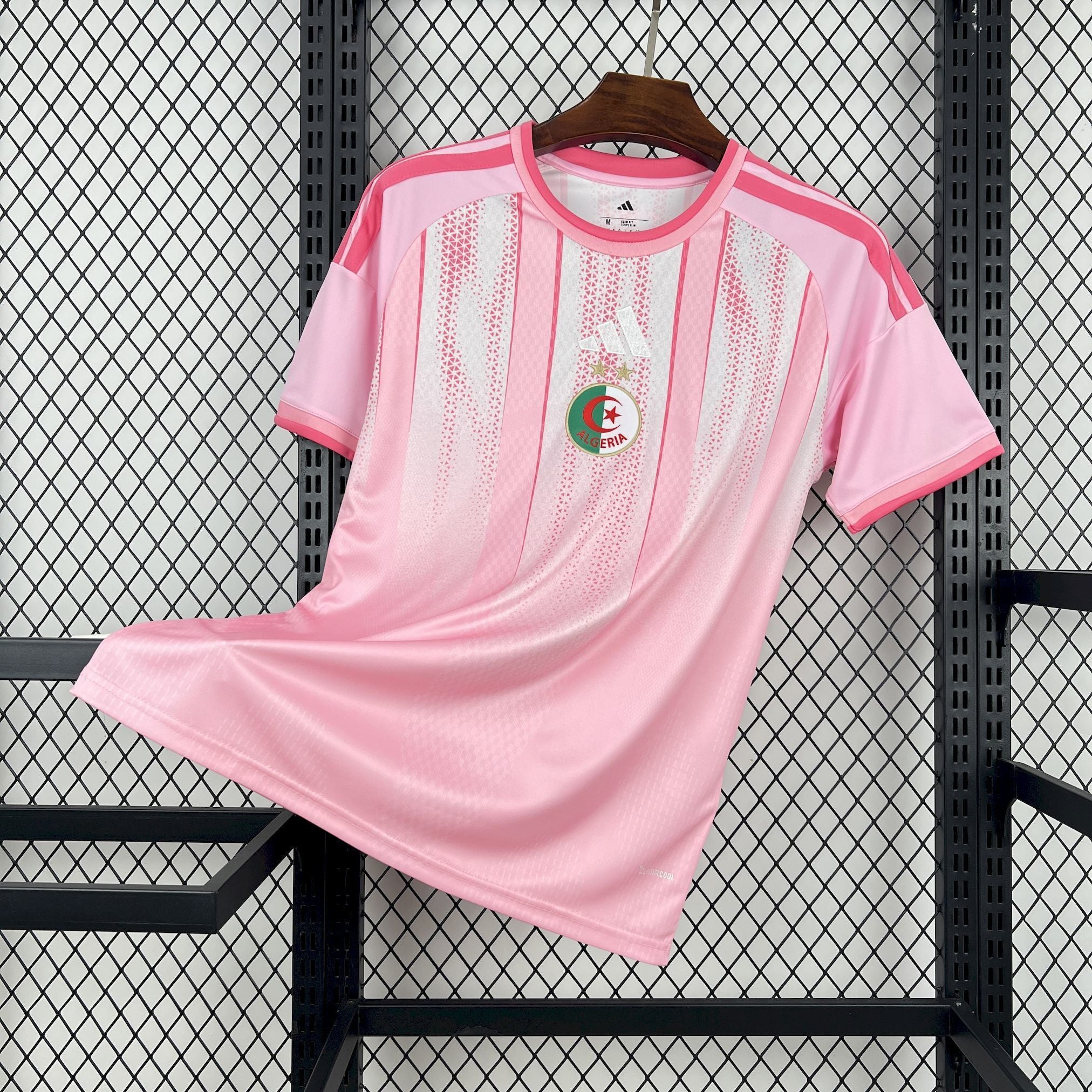 Algeria National Team World Cup 2026 Pre-Match Men Soccer Jersey - Pink