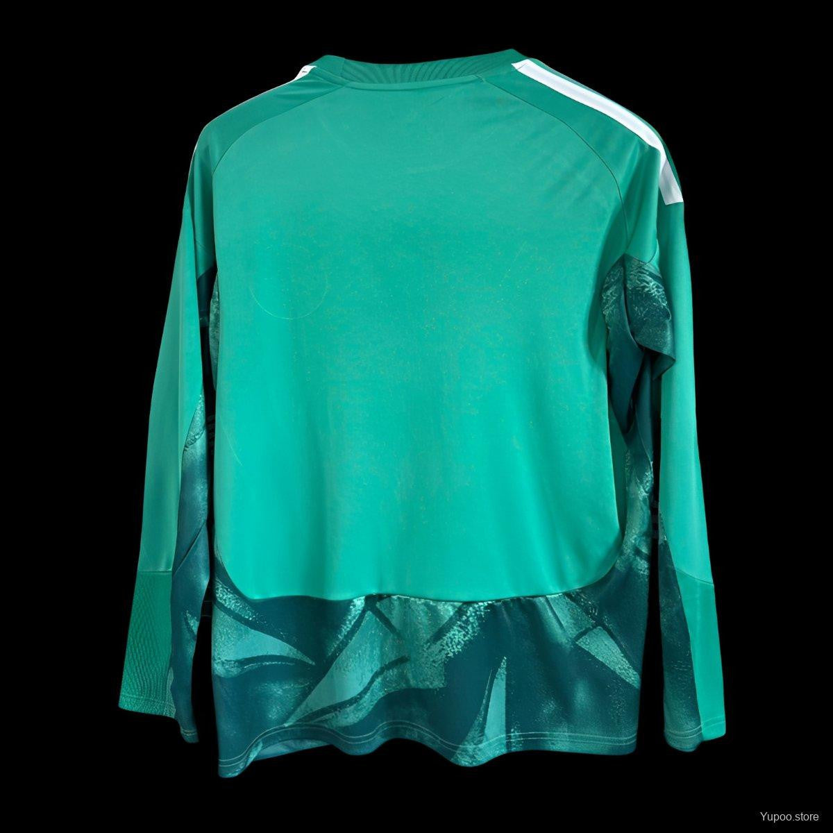 Germany National Team World Cup 2026 Goalkeeper Long Sleeve Jersey - Men Green