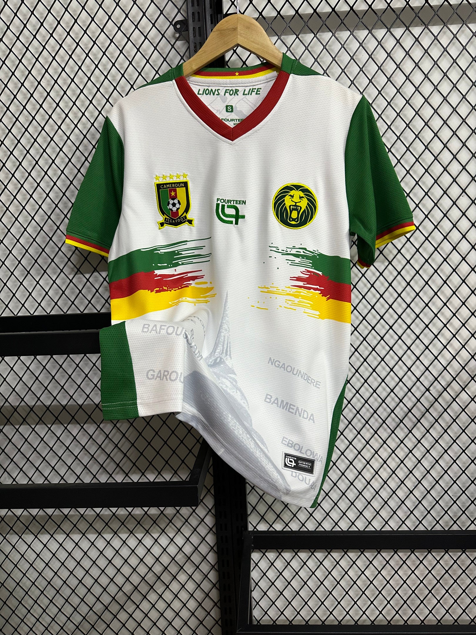 Cameroon National Team 2026 Second Away Jersey - Men White