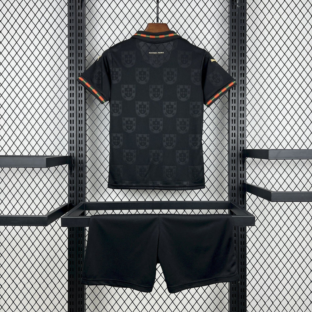 Portugal National Team 2026 World Cup Black Youth Kit - Children Soccer Set