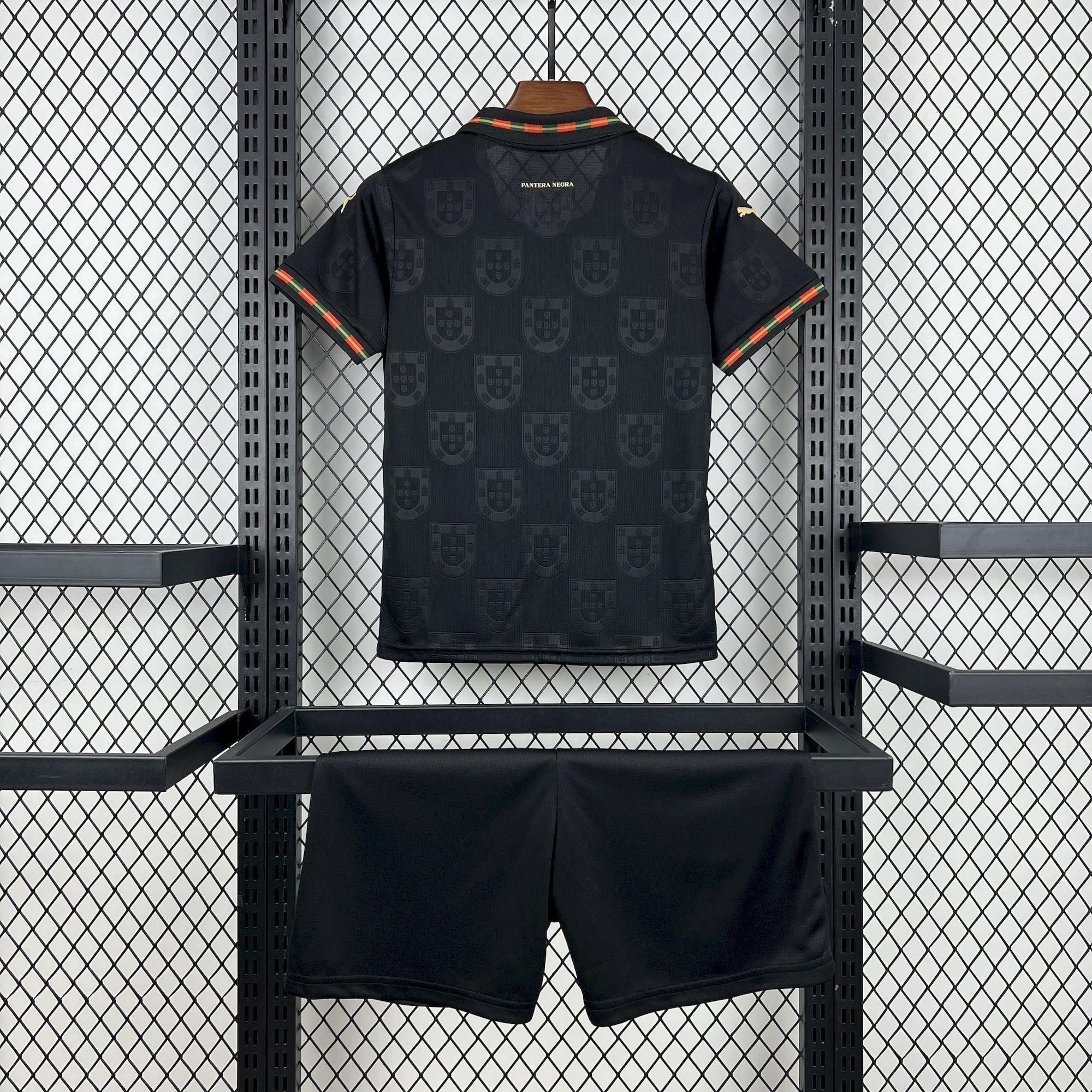 Portugal National Team 2026 World Cup Black Youth Kit - Children Soccer Set