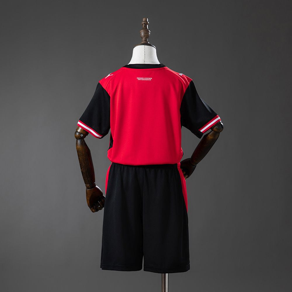 Austria National Team 2026 World Cup Home Youth Kit - Children Soccer Set