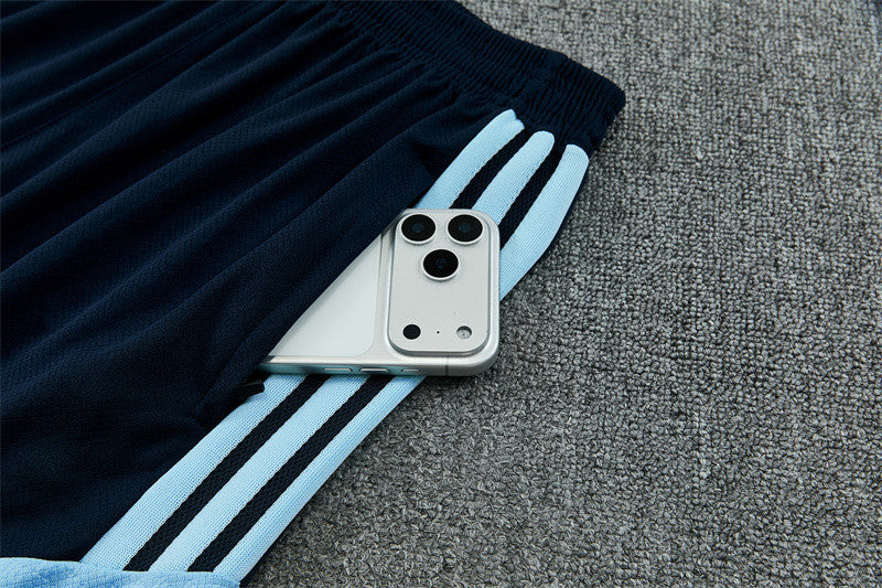 Argentina National Team 2026 World Cup Training Shorts Set – Light Blue
