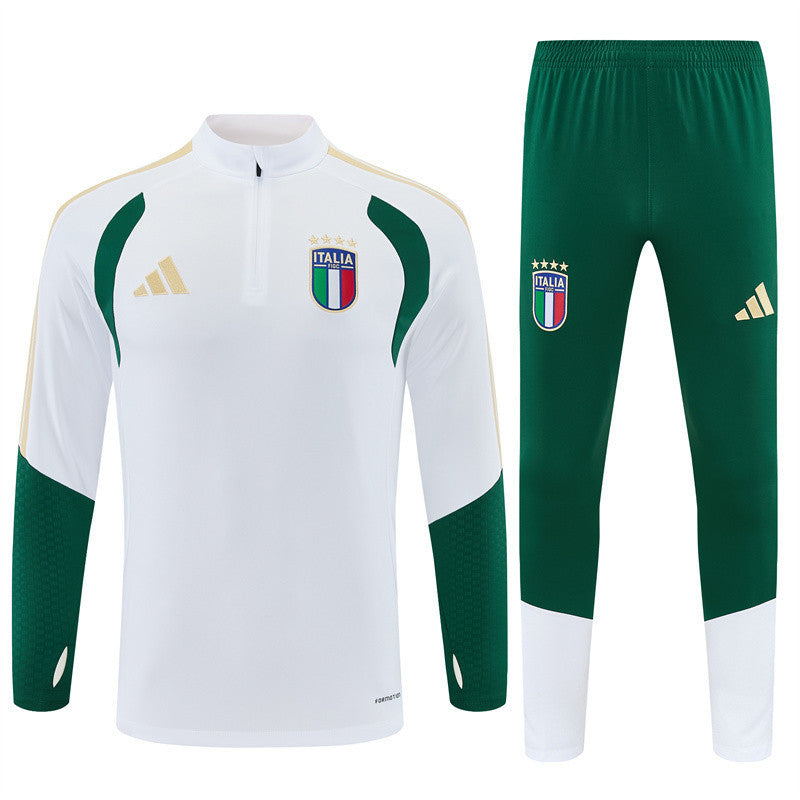 Italy National Team 2026 World Cup Training Set Tracksuit - White