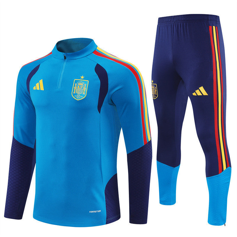 Spain National Team 2026 World Cup Training Set Tracksuit - Blue