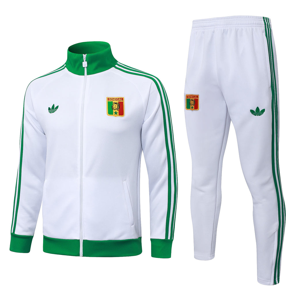 Senegal 2026 Anthem Jacket Set – White – Training Edition