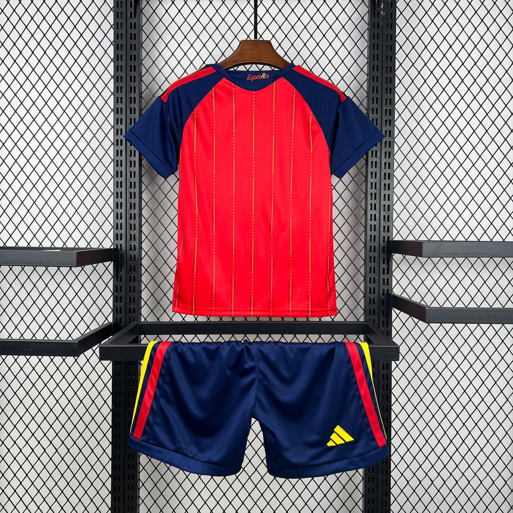 Spain National Team 2026 World Cup Home Youth Kit - Children Soccer Set